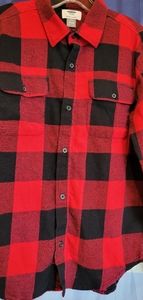 EUC Boys Old Navy Red Flannel